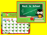 August Kindergarten Calendar for ActivBoard
