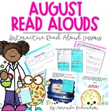 August Read Alouds | Back to School Read Alouds | First Da
