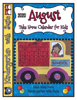 Preview of August Calendar Craft and MORE!
