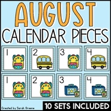 August Calendar Pieces