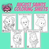 August Catholic Saints Coloring Pages