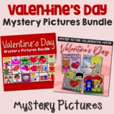 February Color Page Activity Puzzle Valentine's Day Myster