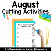 August Cutting Pages | Fine Motor Tubs | Morning Work