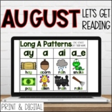 August DIGITAL Lets Get Reading 2nd Grade Reading Activiti