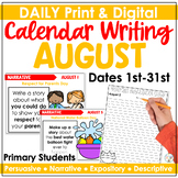 August Daily Writing Prompts | August Daily Prompts