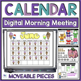 May Digital Calendar Math All Year Morning Meeting Slides 
