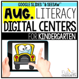 August Digital Literacy Centers for Kindergarten Distance 