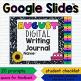 August Digital Writing Activities Journal Google Slides 20