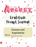 August Gratitude Prompt Journal