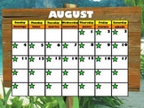 August Interactive Calendar