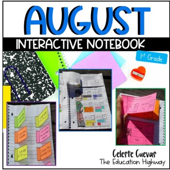 Preview of August Interactive Math Notebook