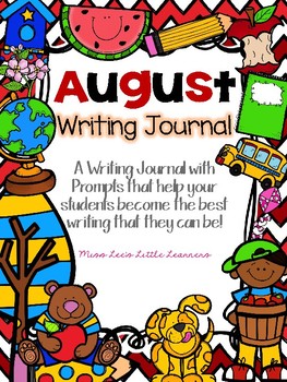 Preview of August Writing Journal
