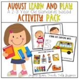 August Learn and Play Toddler Activities