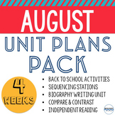 August Lessons and Activities BUNDLE - 20 Days - Perfect f