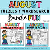 August Logic Puzzles and Wordsearch Bundle