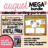 August MEGA Bundle: Calendar, Mini Portraits and Writing Bundle