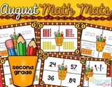 August Math Mats {second grade}