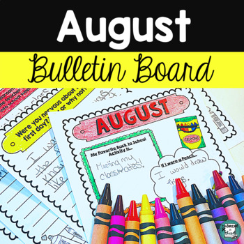 Preview of Back to School Activities and Bulletin Board