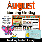 August Morning Meeting & SEL Check-In | Digital