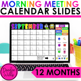 Morning Meeting Slides Calendar Digital Resources for Kind