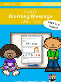 August Morning Message ABC Time