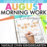 August Morning Work Kindergarten | Back to School