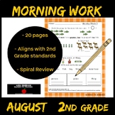 August Morning Work Second Grade