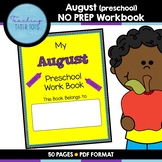August (Preschool) NO PREP Workbook