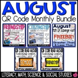 August QR Codes | Language Arts, Math, Science, and Social