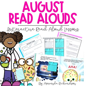 Preview of August Read Alouds | Back to School Read Alouds Books and Activities