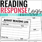 August Reading Response Log (Fiction and Nonfiction)