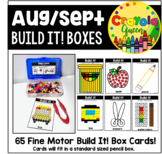 August/September Build It! Boxes