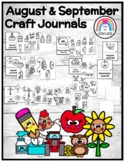 August, September Craft & Coloring Journals: School, Germs