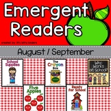 August September Emergent Readers,Back to School, School Workers