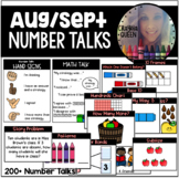 August & September Number Talks