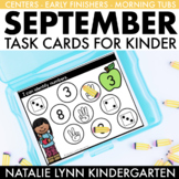 August & September Task Cards Kindergarten  CENTERS EARLY 