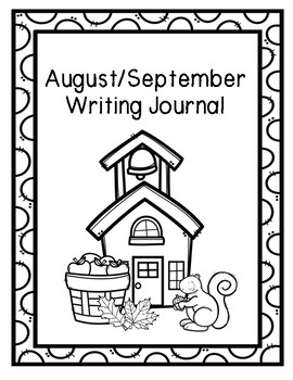 August/September Writing Journal by Sarah Eisenhuth | TPT