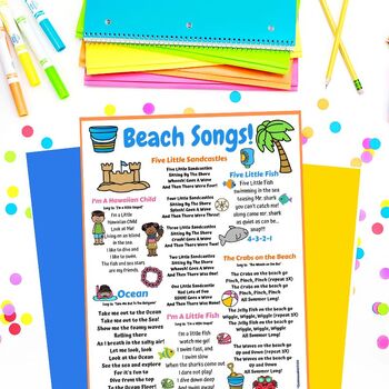 Ocean Songs For Kids By Clubbhouse Kids Teachers Pay Teachers