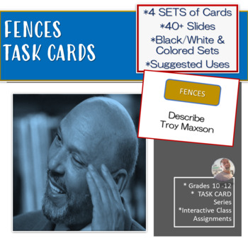 Preview of FENCES [TASK CARDS]