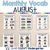 August Word Wall - August Vocabulary
