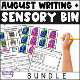 August Writing Center and Sensory Bin Bundle - August Writ