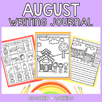 August Writing Journal | Writing Workshop Center | Morning Work | Back ...