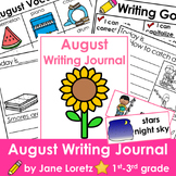 August writing prompts, Daily writing journal, 1st grade, 