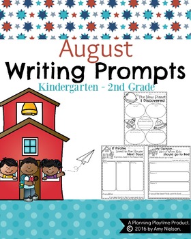 Preview of August Writing Prompts