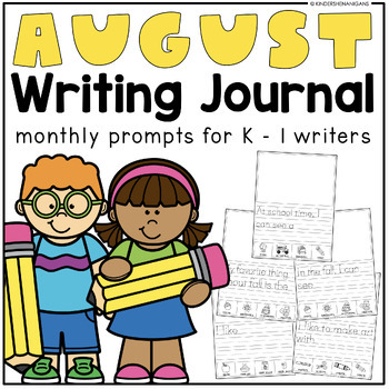 August Writing Prompts by Kindershenanigans | TPT