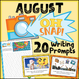 August Writing Prompts - August Morning Work & Activities 
