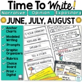 End of the Year Writing Prompts Choice Board Activity Jour