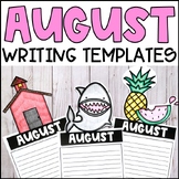 August Writing Templates FREE