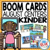 August and Back to School Boom Card Activities for Kindergarten