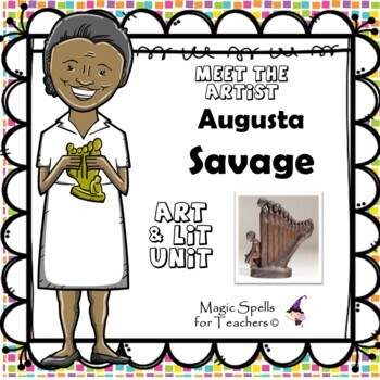 Preview of Black History Month Activities - Augusta Savage Activities -Savage Biography Art
